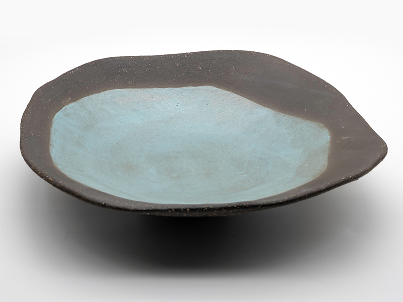 Ceramic Plate - Electric Bronze